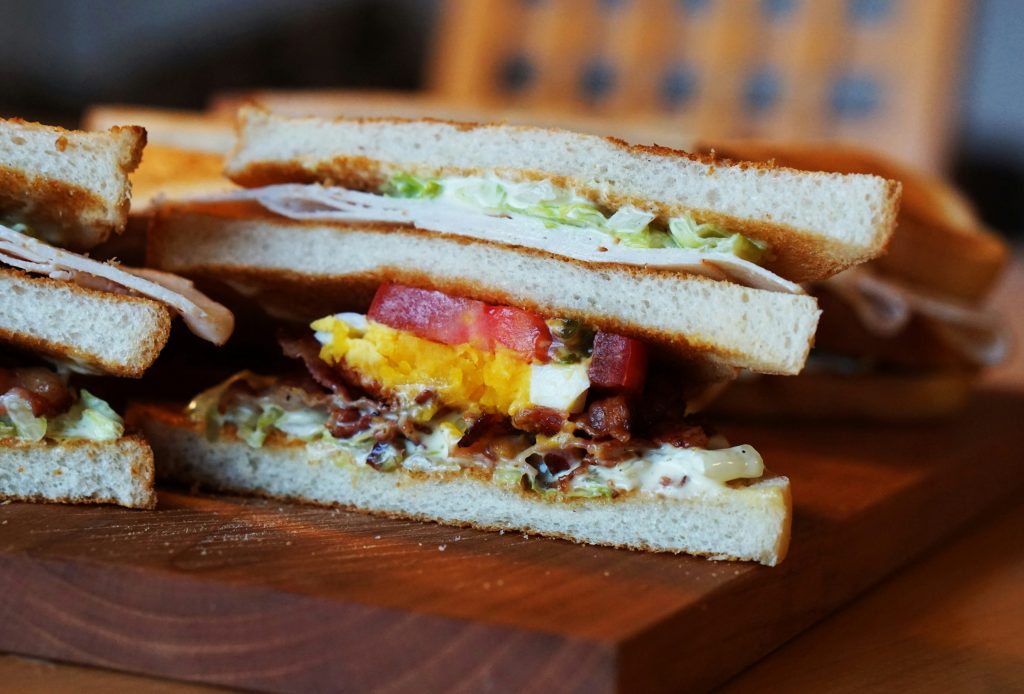 A close up of a sandwich