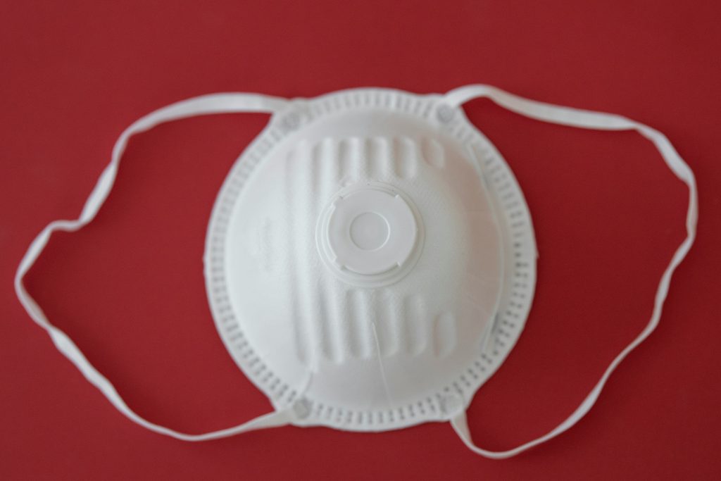 An N95 face mask